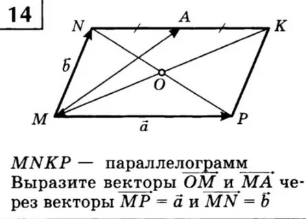 В четырехугольнике выразите вектор