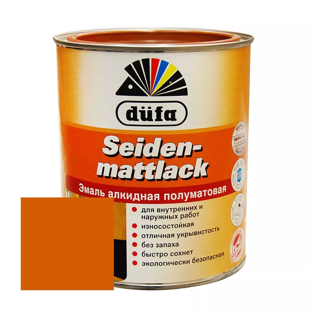 Краска без запаха для внутренних работ. Эмаль dufa полуматовая, 0.75л. алкидная эмаль дюфа. эмаль dufa алкидная полуматовая база 1,8 л. краска алкидная по дереву 0.5 л.