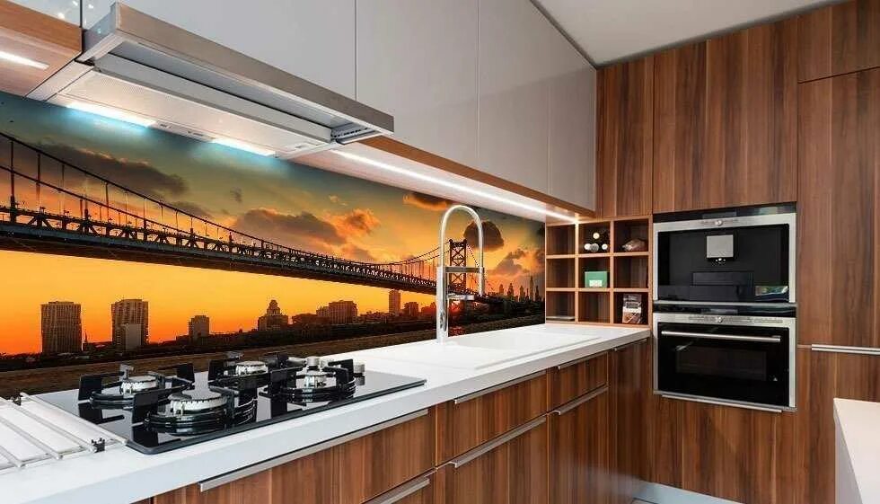 стеклянная панель для кухни. фартук из стеновой панели на кухню. панель под фартук. 5мм гармония. плитка для кухни на фартук.