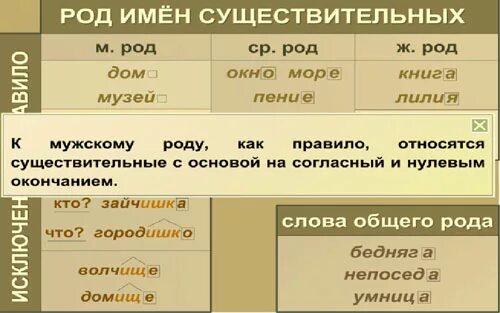 Вариант какого рода