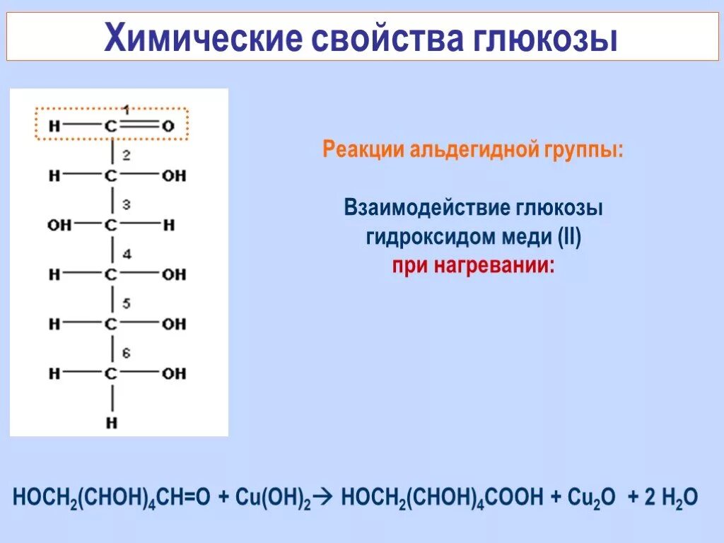 Глюкоза признак реакции. Реакции Глюкозы по альдегидной группе. Глюкоза плюс гидроксид меди 2. Химические свойства Глюкозы качественные реакции. Глюкоза плюс гидроксид меди 2 при нагревании.