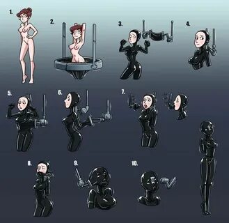 Latex encasement bondage