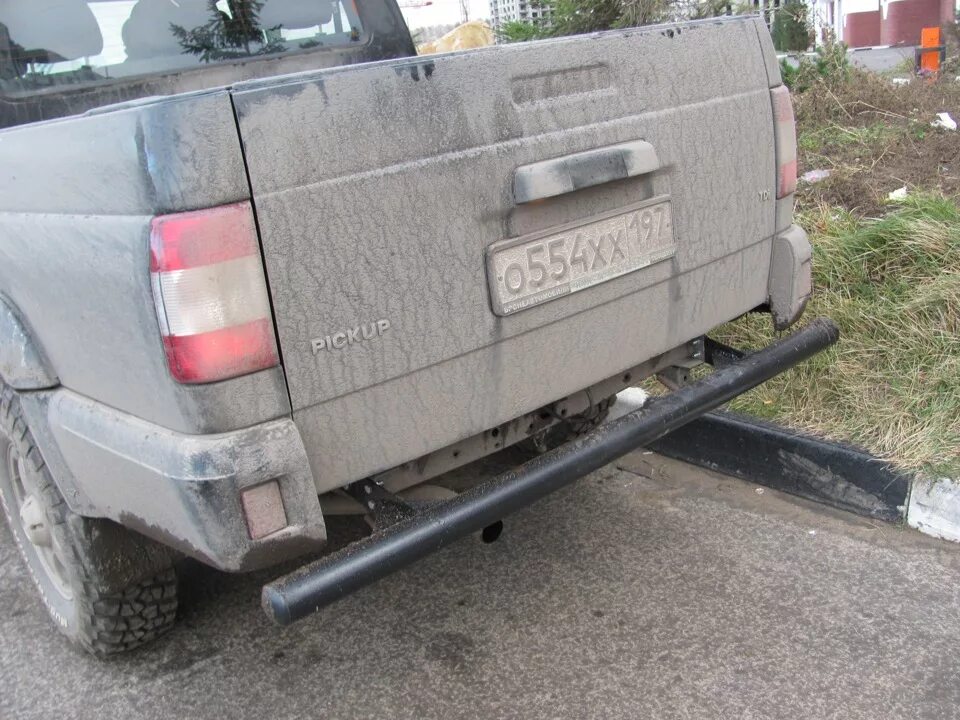 Как снять задний пластиковый бампер уаз пикап Задний бампер сделал ! УАЗ Pickup, 2,7 л, 2010 года тюнинг DRIVE2