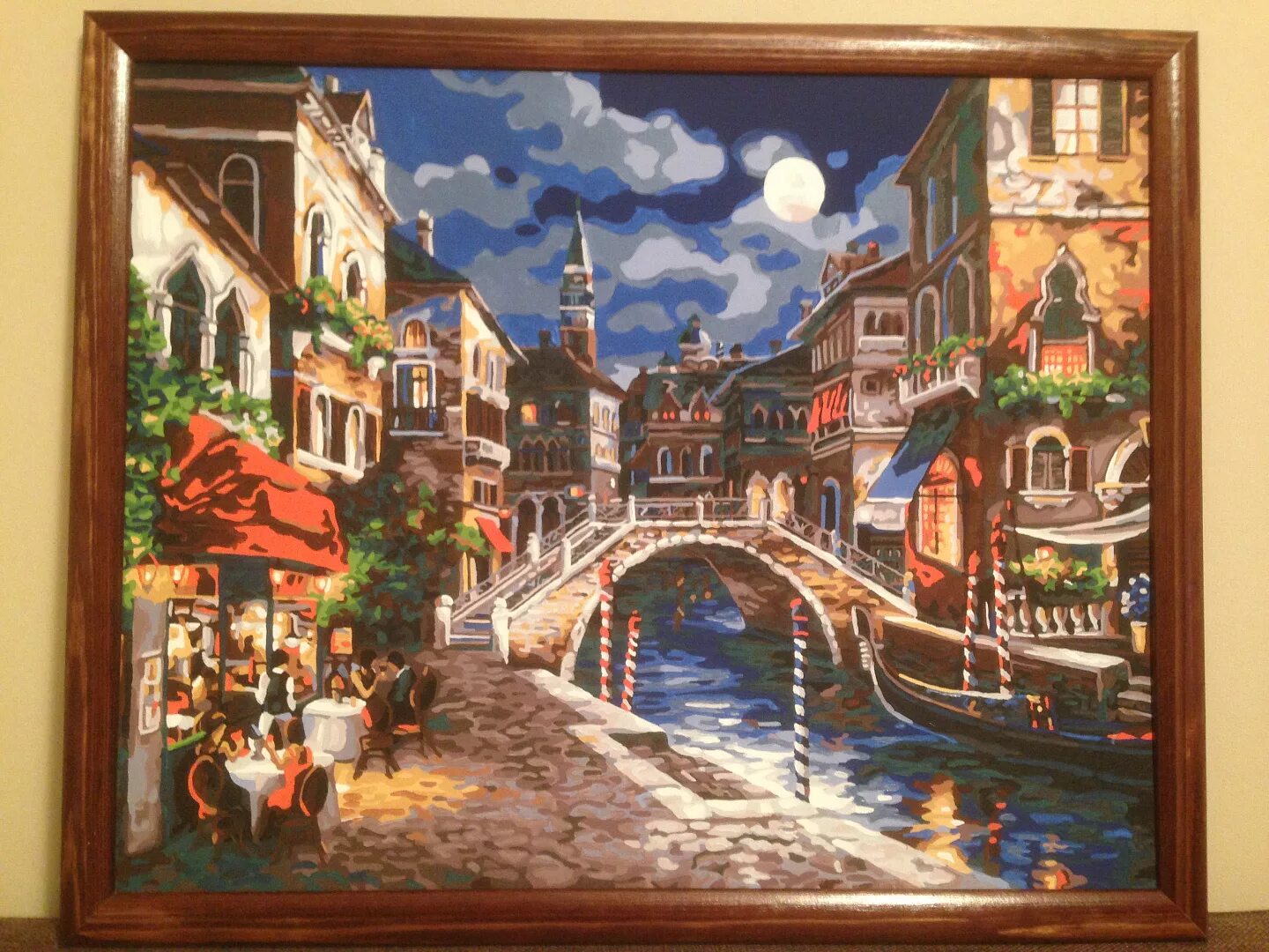 Картинки по номерам. Картина по номерам шиппер Венеция. Роберт Янс фонарики Венеции. Белоснежка улочки Венеции. "Ночная Венеция" живопись на холсте 40*50см.