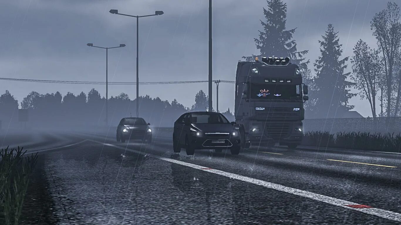 Евро трек 2 мод на графику. Euro truck simulator 2 дождь. етс 2 мод дождь 1.39. туман етс 2 1 39. етс 2 моды дождь.