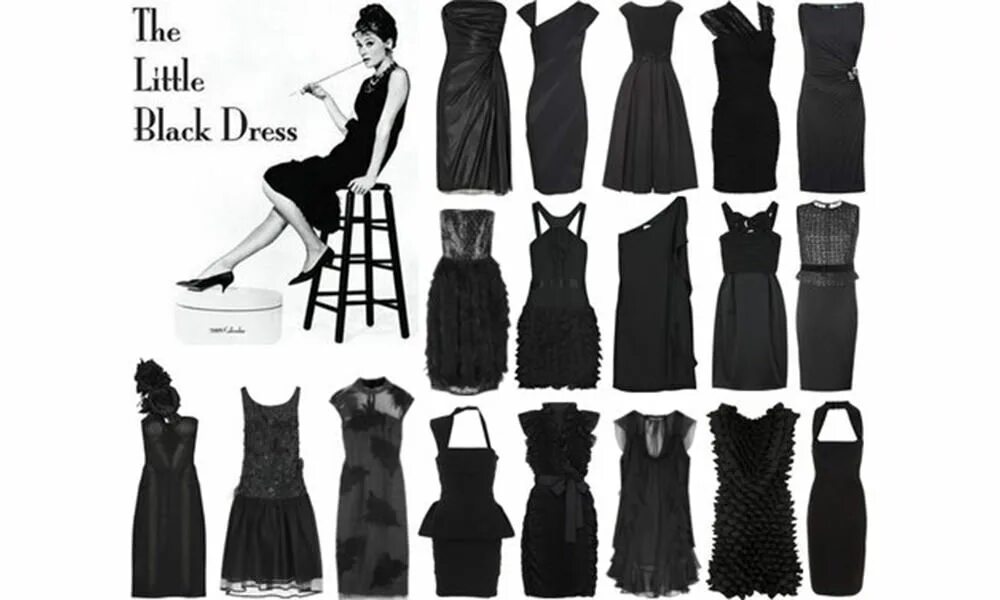 Платья в черном белом цвете. Маленькое черное платье Коко Шанель. Черное платье Коко Шанель. Черное платье Коко Шанель 1926. Коко Шанель платья для Одри Хепберн.