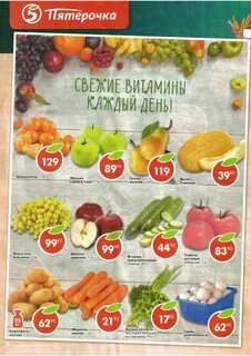 Овощи в пятерочке сегодня