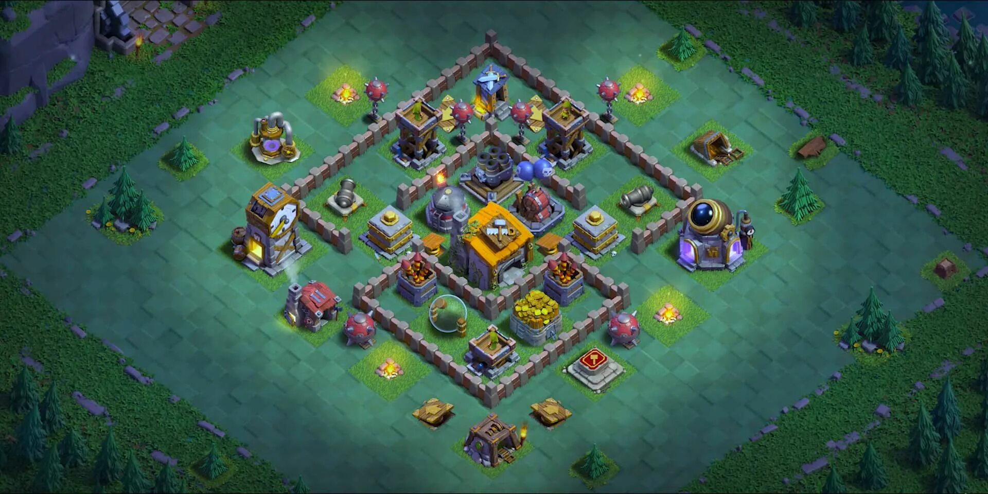 Clash of clans дома. Clash of Clans дом строителя 5. ДС 5 расстановка. Клэш оф кланс 5 дом строителя расстановка. Расстановка на 5 дом строителя в Clash of Clans.