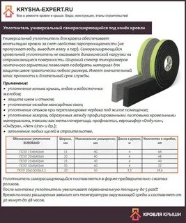 Псул для кровли под конек
