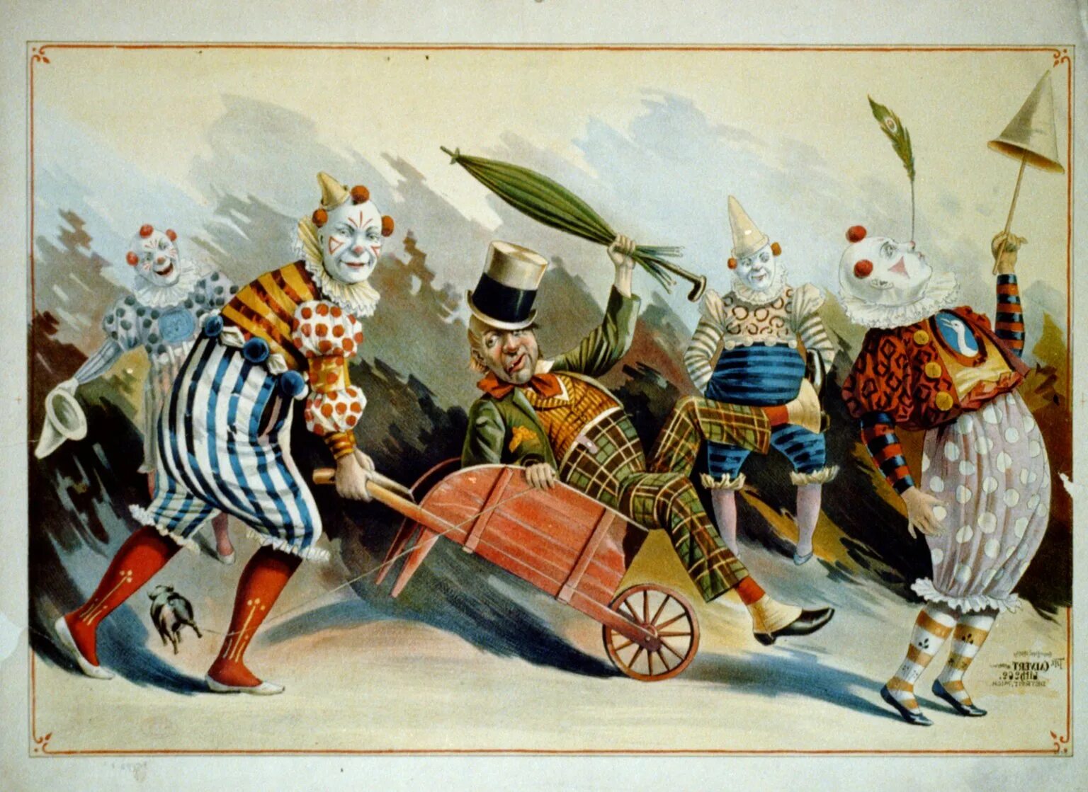 Клоуны 1853. Клоуны бродячего цирка 19 век. Фрателлини Франсуа. Бродячий цирк средневековье. Клоуны бродячего цирка Франции 19 век.