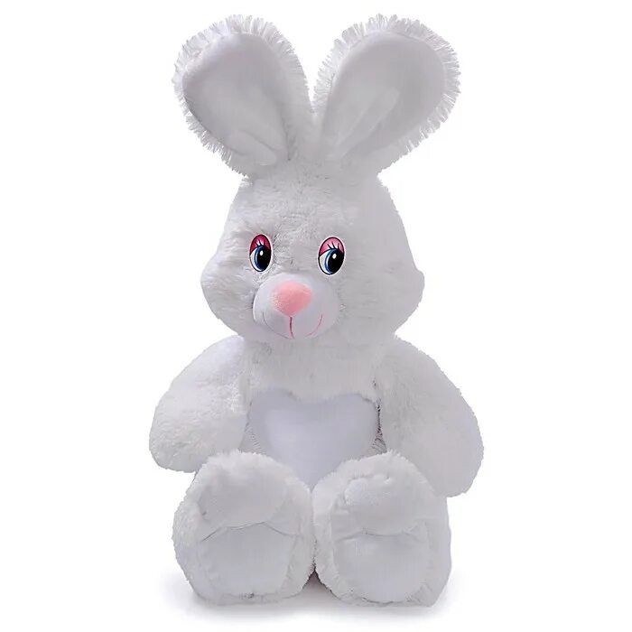 Игрушка белый заяц. Мяг. Рудникс заяц 0210 55см. Мягкая игрушка зайчик белый. Белый зайчик игрушка.