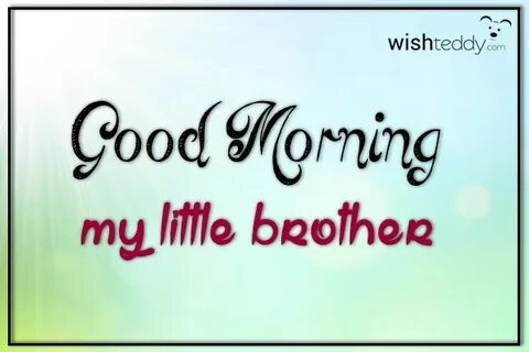 Brothers morning