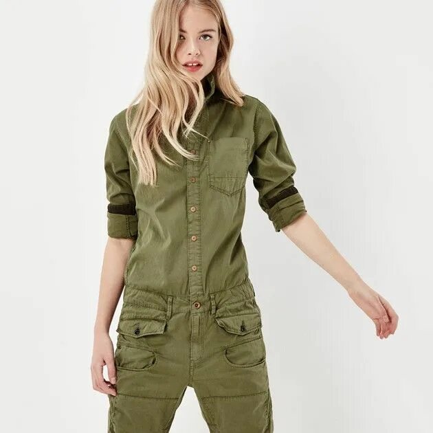 George McCracken ™ & Madewell cargo jumpsuit worn with the mini Transport tote +