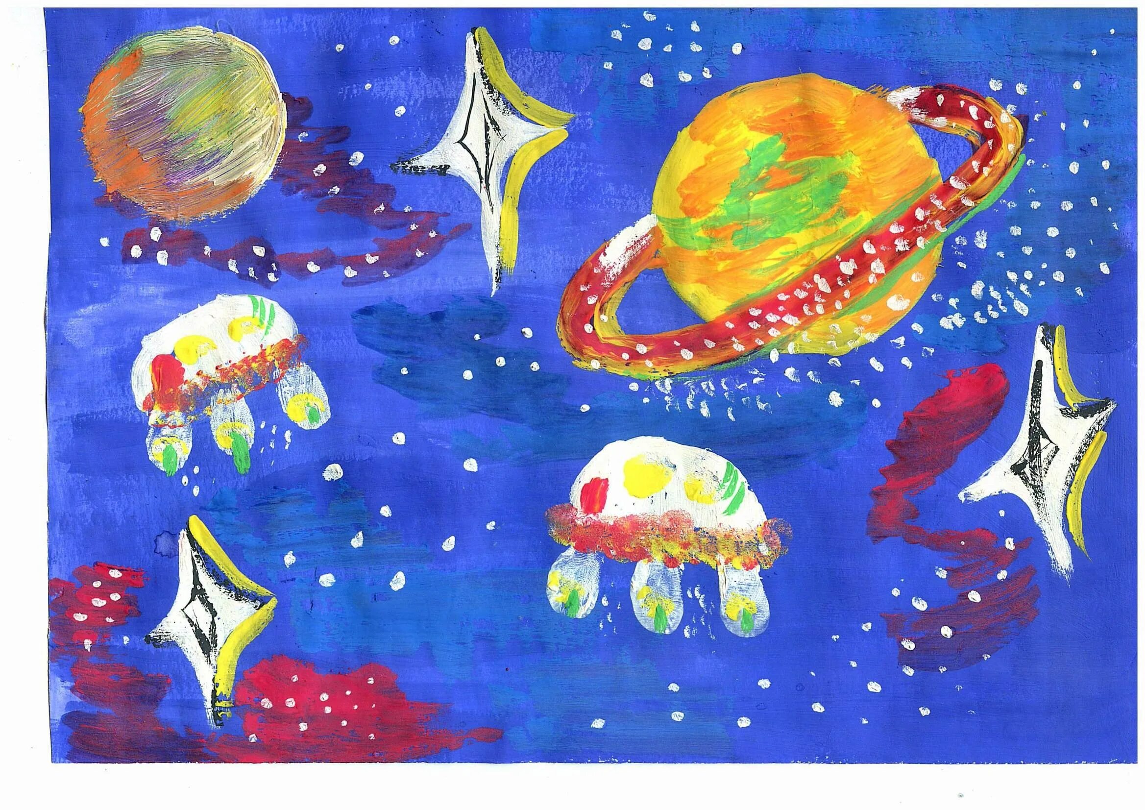 Картинки космос для детей в детском. Рисование космос. Рисование для детей космос. Рисунок на космическую тему. Рисование космос в детском саду.