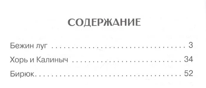 Содержание бежин луг. Содержание бежин луг