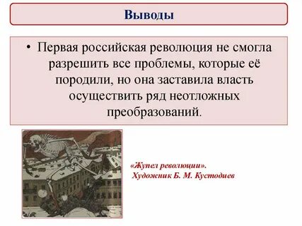 Первая российская революция пересказ