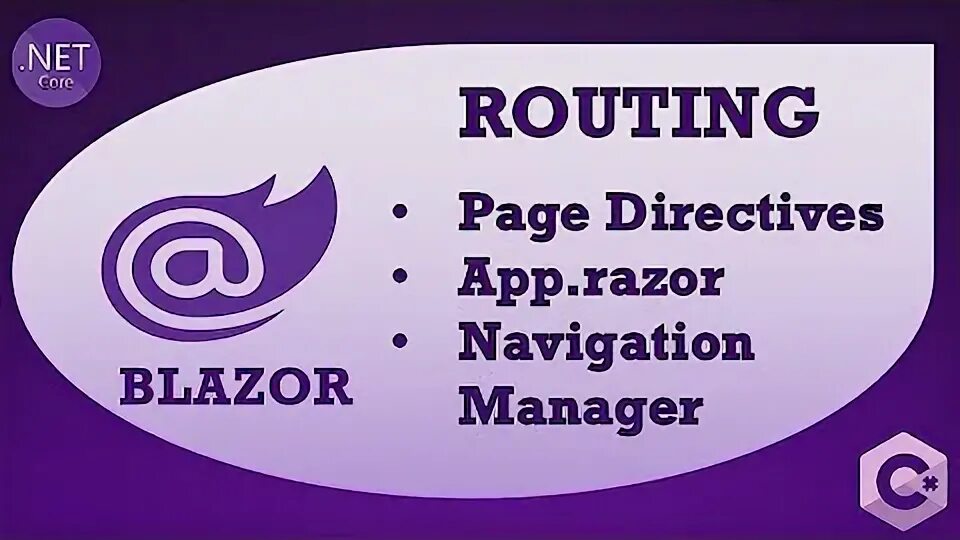 Razor Blazor. Page route