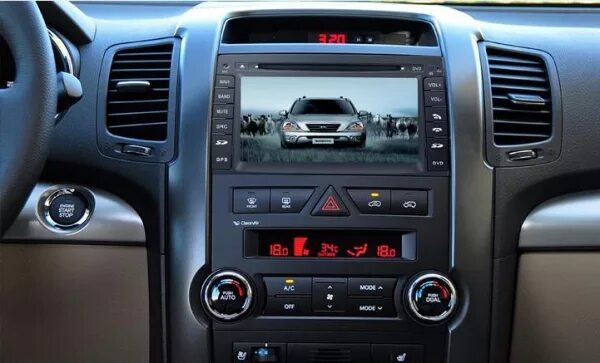 Как снять магнитолу киа соренто 2 хм Новая мультимедиа для Prestige KIA Sorento (2G), 2,2 л, 2014 года автозвук DRI