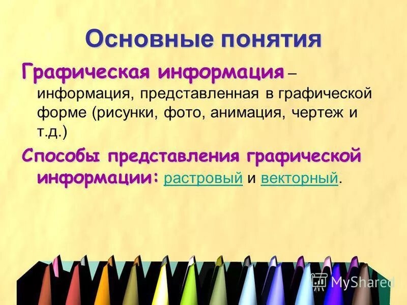 Основные понятия графиков