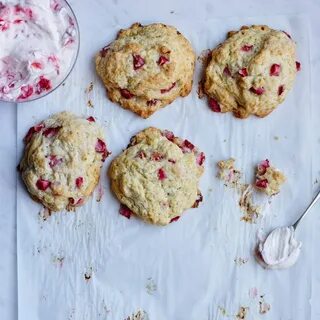 Печенье с клубникой