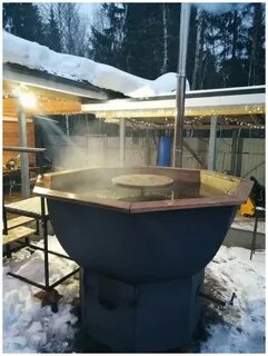 Банный чан на дровах размеры