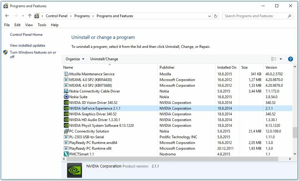 Сбой в приложении nvidia. Nvidia driver uninstall. проблема с подключением к geforce now. как полностью удалить инвидию.