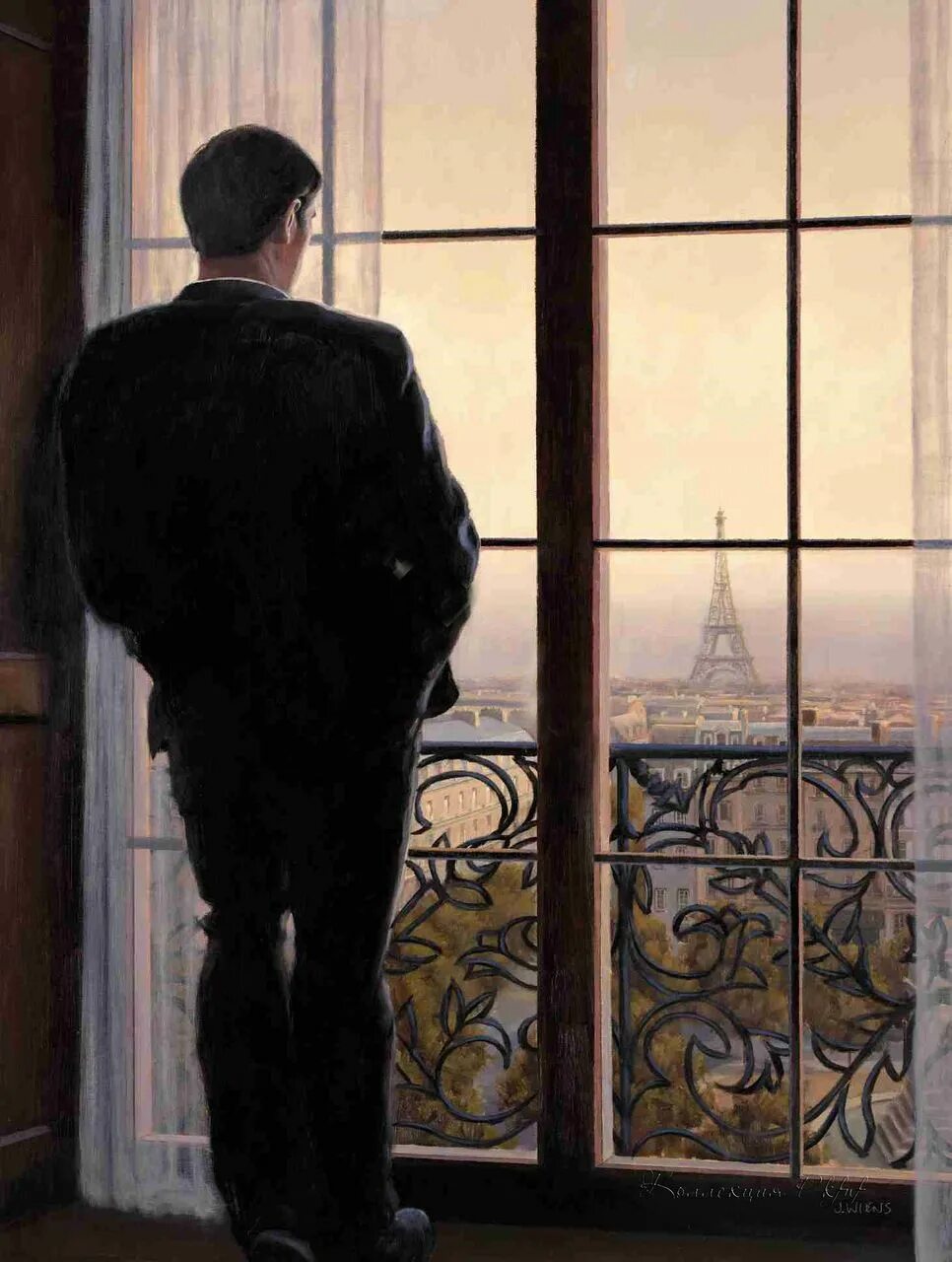 Myles Sullivan. Художник myles Sullivan. Myles Sullivan художник картины. Гюстав Кайботт человек у окна. Waiting for the man