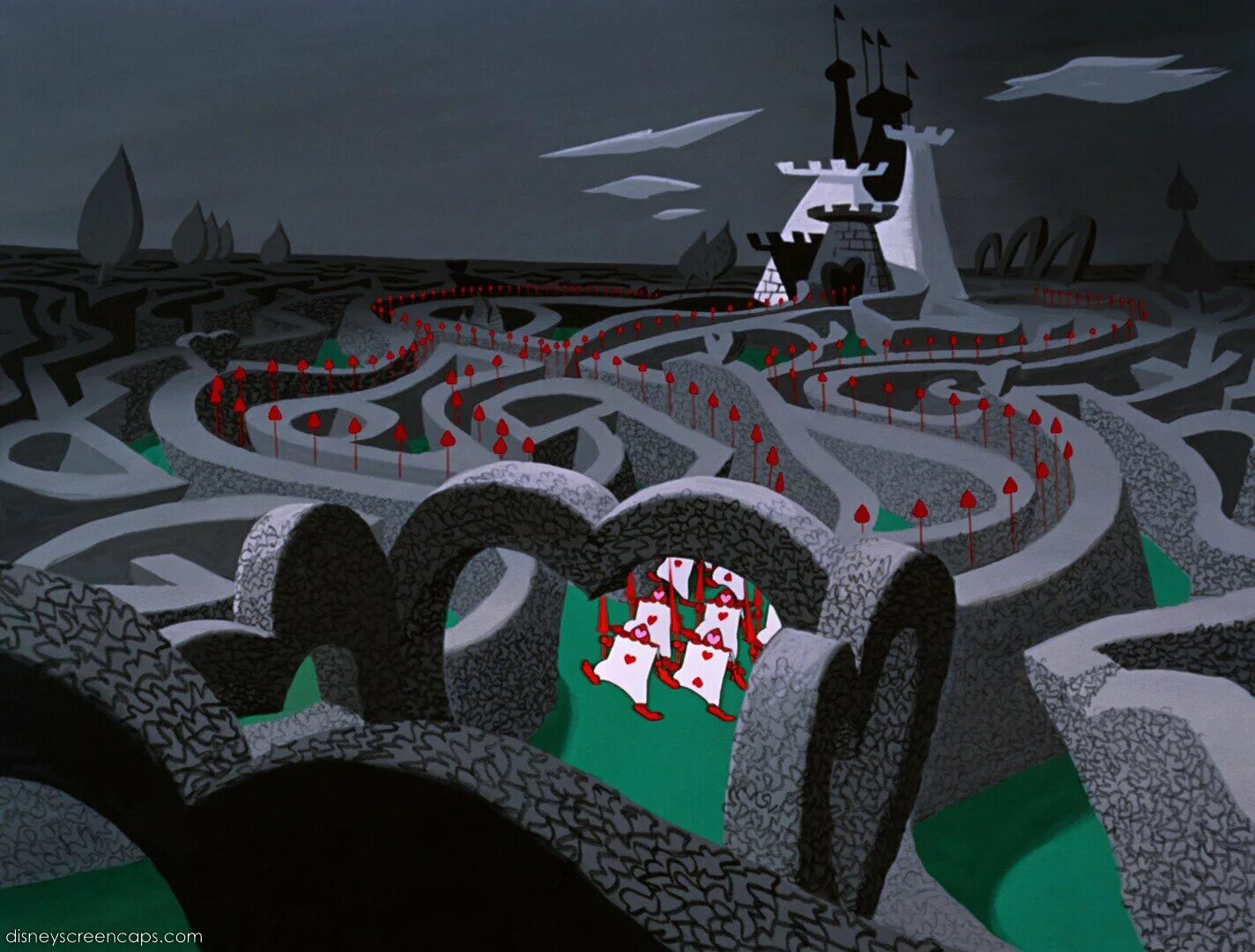 Лабиринт алисы. Алиса в стране чудес лабиринт. Лабиринт из сказки алиса в стране чудес. Лабиринт в живописи. Лабиринт алисы настольная.