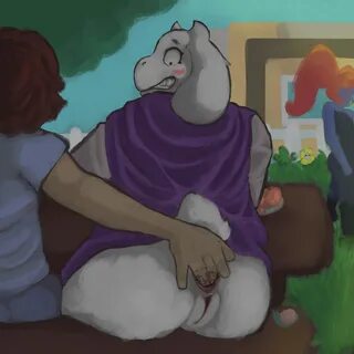 toriel, undertale, absurd res, hi res, anal, anthro, anus, ass, big butt, b...