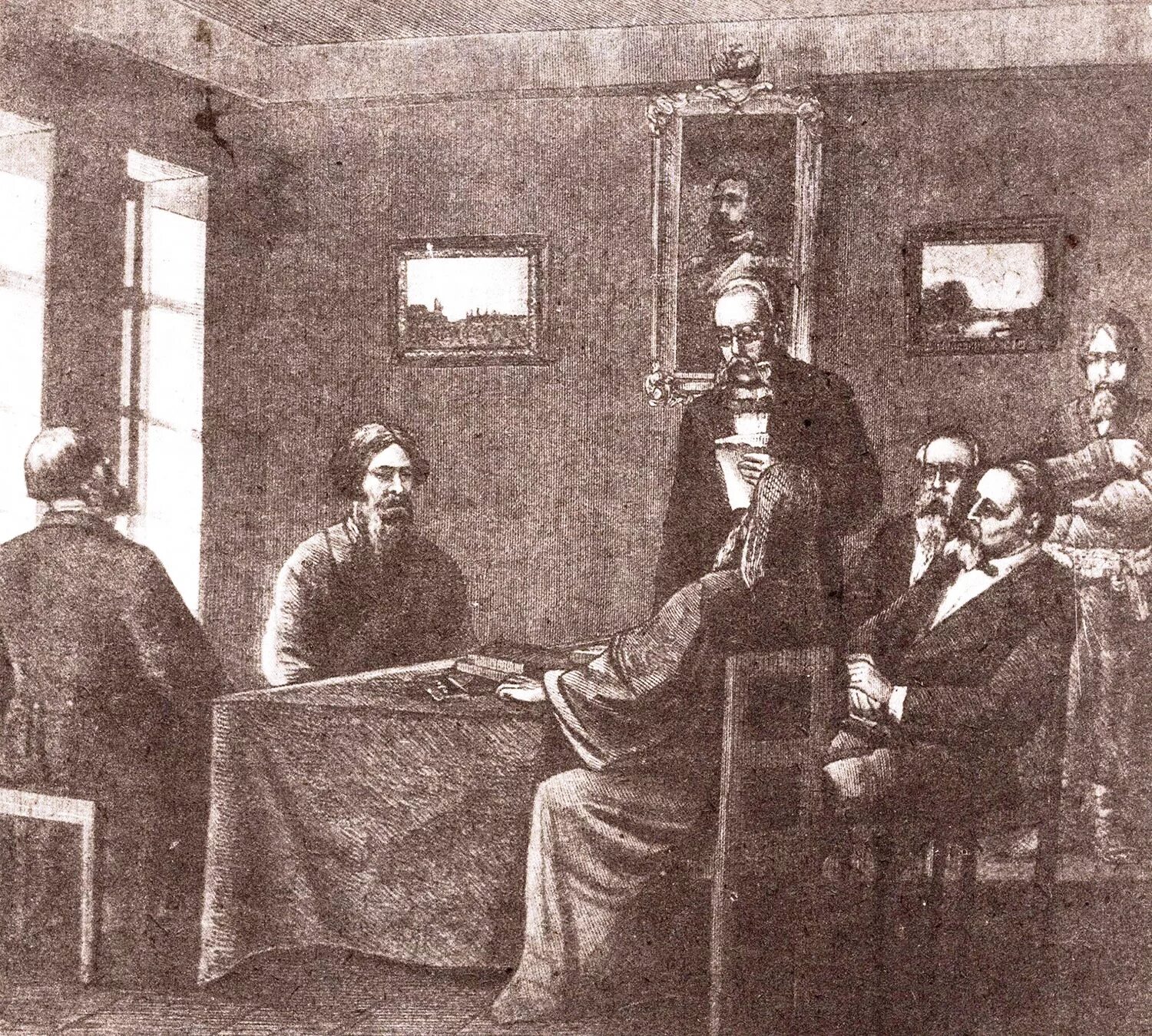 Заседание земства 1864.