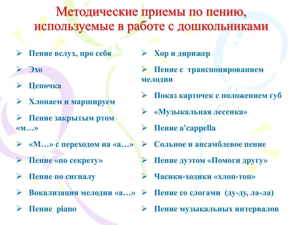 Разучивание песни в школе. Вокальные приемы. Вокальные приёмы в пении. Методические приемы в Музыке. Методические приемы по пению.