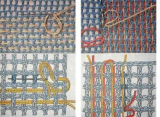 Техники вышивки крючком. Вязание по филейной сетке крючком. Вышивка по вязаному полотну филейной сетке. Тамбурная вышивка по филейной сетке. Вязка имитация тканого полотна.