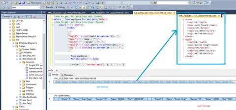 Json sql