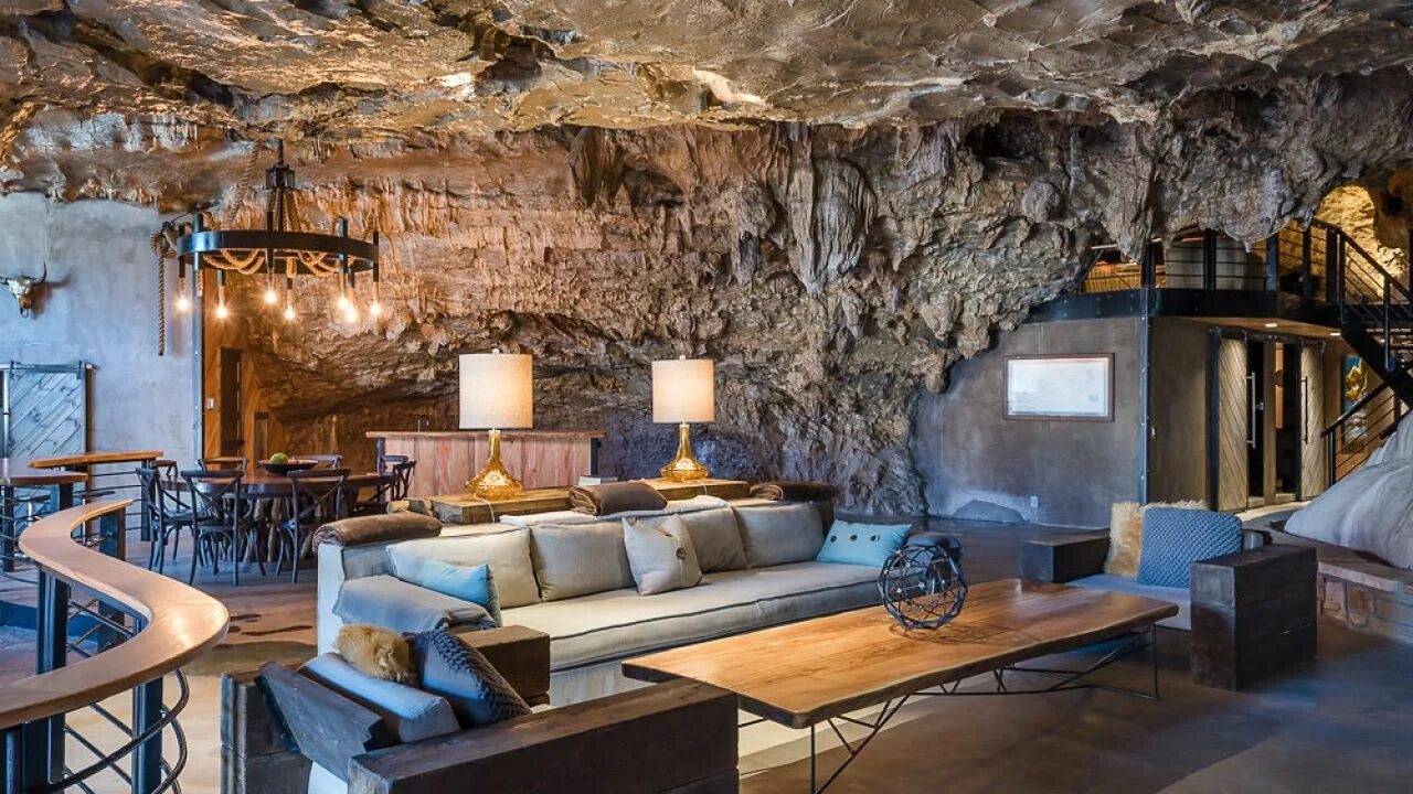 Cave home. Гостиница Beckham Creek Cave Lodge. Beckham Creek Cave Lodge, США, Арканзас. Grotta Palazzese, Италия. Дом в пещере.