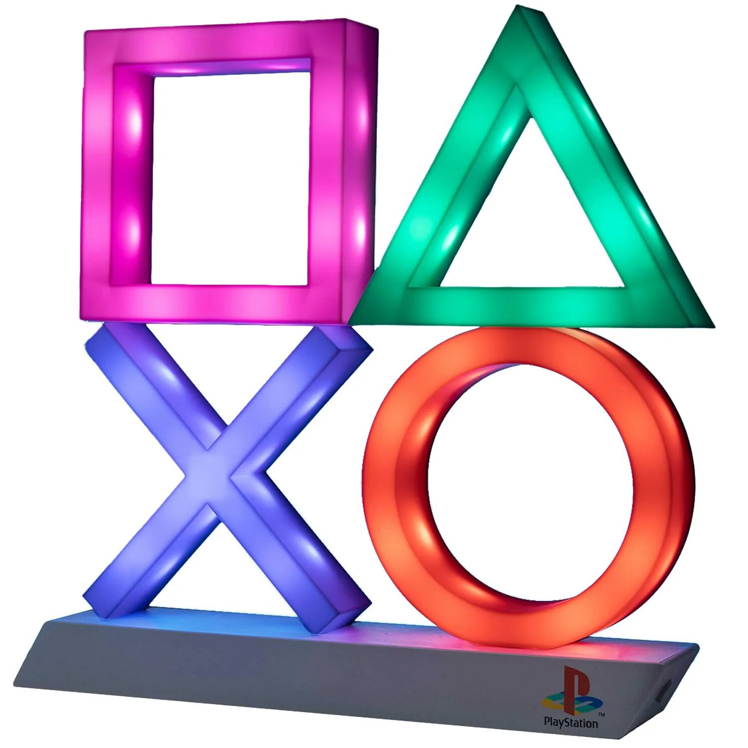 Playstation icon. PS icon. Led Eco Lighting icon.