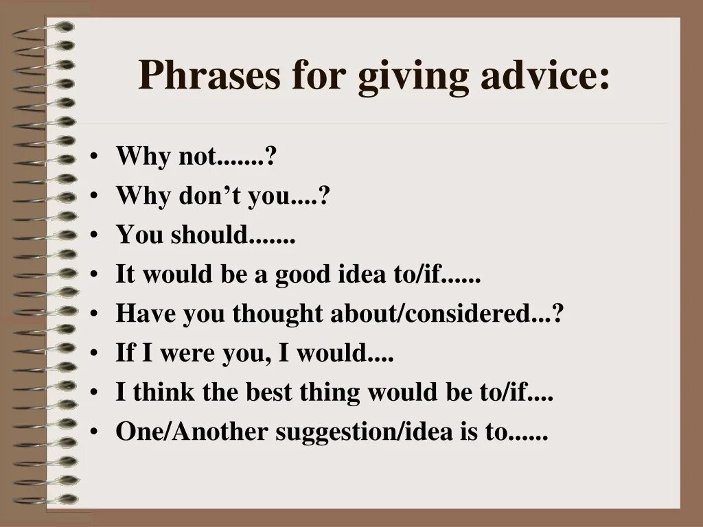 Could i give you advice. Letter of advice пример. Giving advice упражнения. Advice на английском. Giving advice phrases.