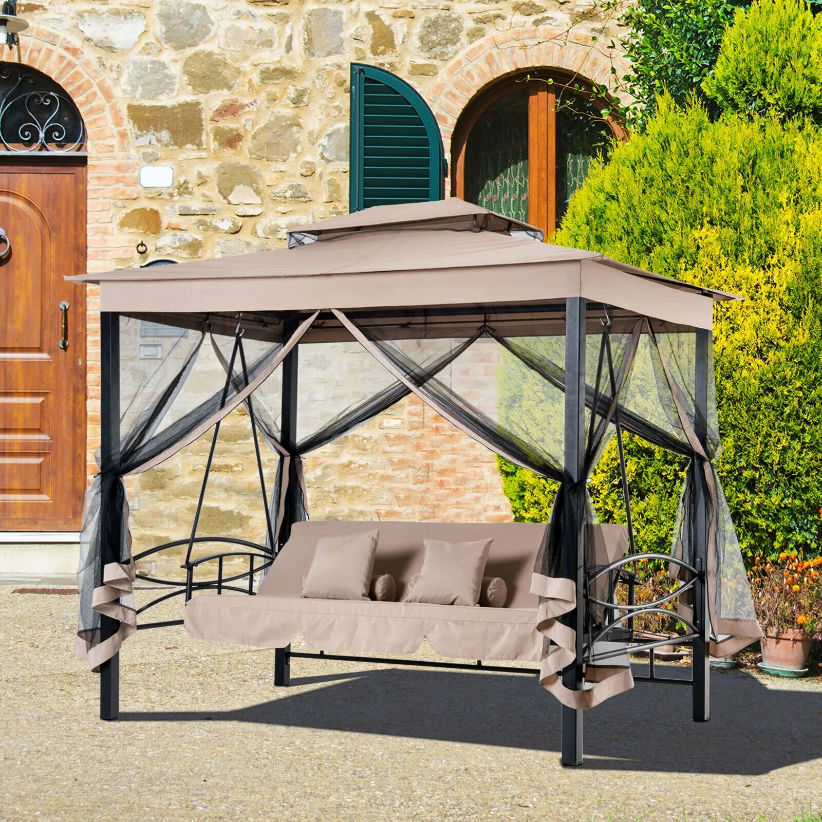 Интернет беседки. Садовые качели Steel Luxor Swing Gazebo. Беседки-перголы в стиле лофт. Беседка патио лофт. Качель Садовая с перголой.