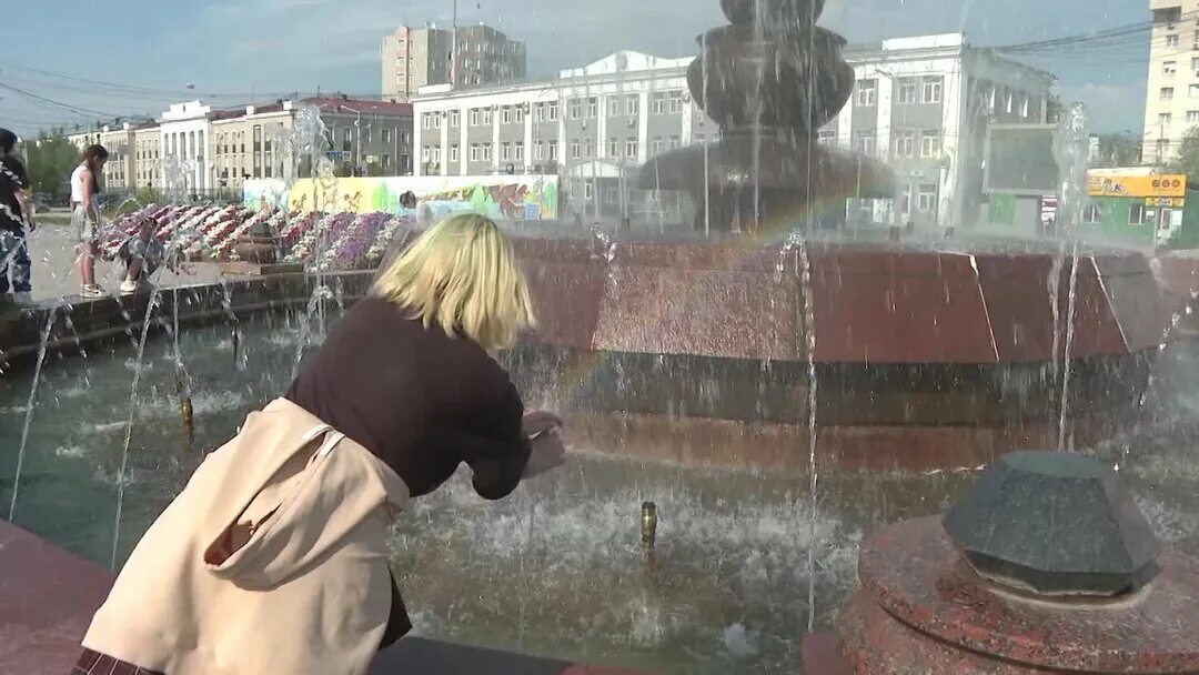 В сибири летом жарко