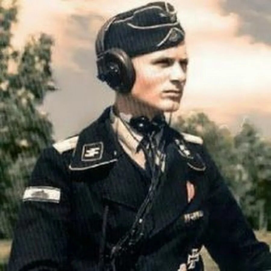 Михаэль Виттманн экипаж. Танкисты Ваффен СС. Немецкий танкист вермахта. Офицеры Waffen SS.