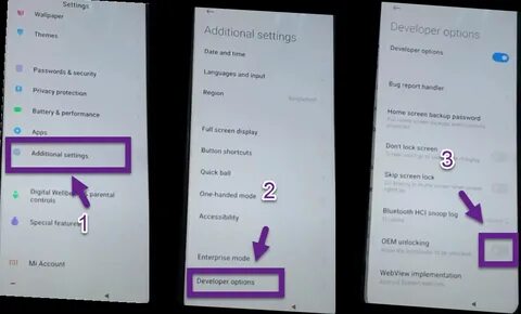 Redmi note 9 разблокировка