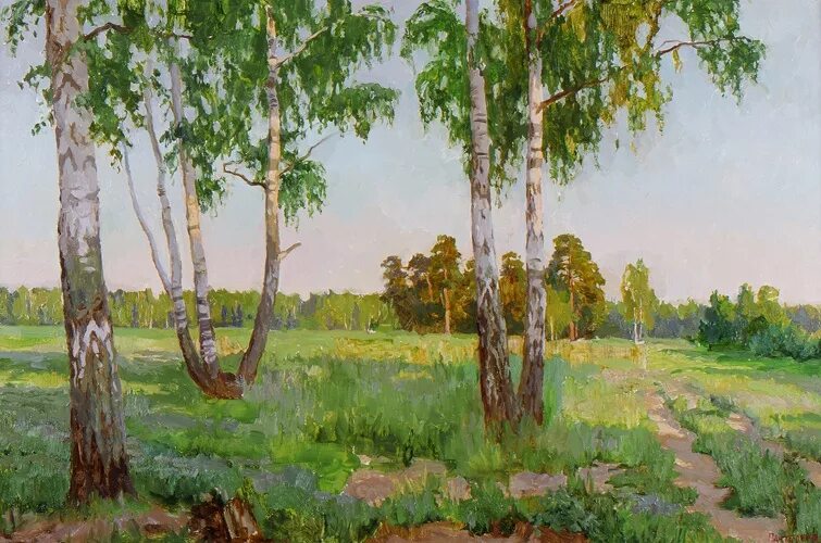 Деревенчук березовая роща. Павловск белая береза. Изображена береза. Живопись ивана бунина берёзовая роща. Березовый лес курск.
