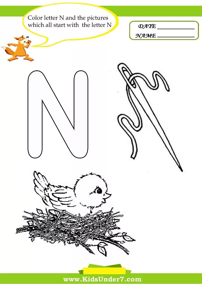 Letter n