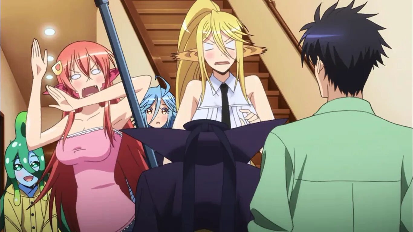 Жизнь с девушкой монстром 3 девушка птица. Аниме monster musume no iru nichijou. повседневная жизнь с девушкой-монстром мультсериал 2015. monster musume мультсериал кадры. папи monster musume.