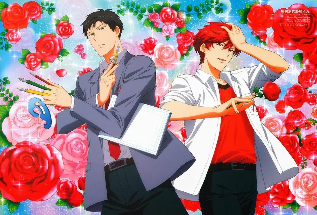 Седзе по дате обновления. Gekkan shoujo nozaki-kun аниме. ежемесячное седзе нозаки куна микорин. нозаки автор сёдзё-манги микорин. нозаки автор седзе манги.