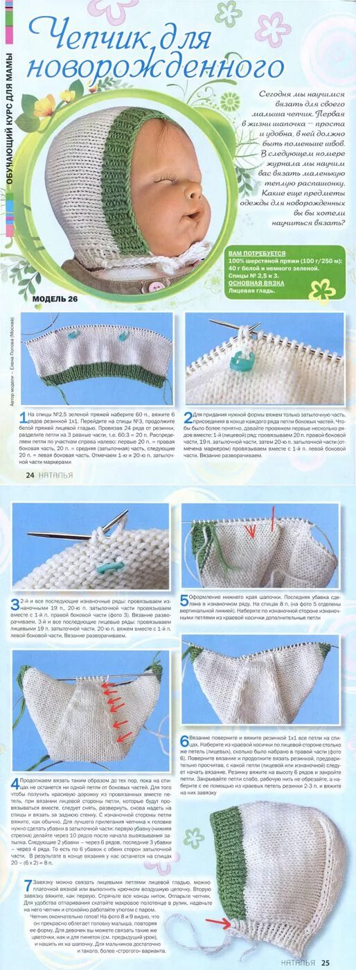 Схемы и описание чепчиков для новорожденных. Вязание шапочки для новорожденного спицами с описанием. Шапочки для новорожденных спицами от 0 до 3 месяцев схемы и описание. Вязание крючком чепчика для новорожденных для начинающих. Шапочка для младенца спицами для начинающих с пошаговым описанием.