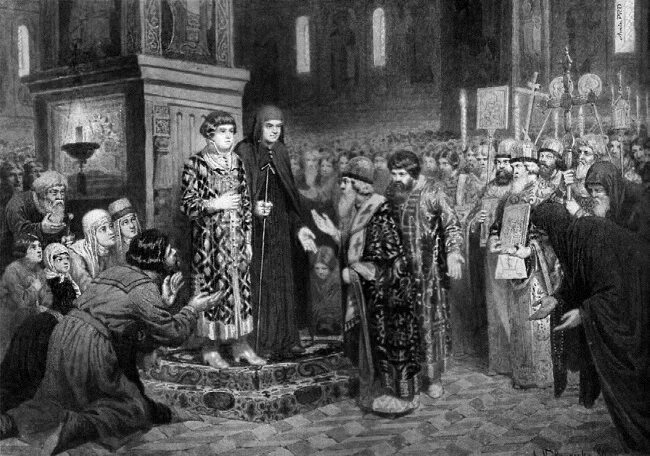 Избрание земским собором михаила федоровича. Венчание михаила романова на царство 1613. земский собор избрание михаила романова. михаил федорович романов избрание на царство. михаил федорович романов венчание на царство.
