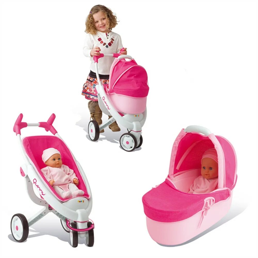 Есть кукла и коляска. Коляска для кукол smoby quinny. maxi cosi коляска 2 в 1 коляска игрушечная. коляска для кукол quinny 2в1. коляска quinny для 2 кукол.