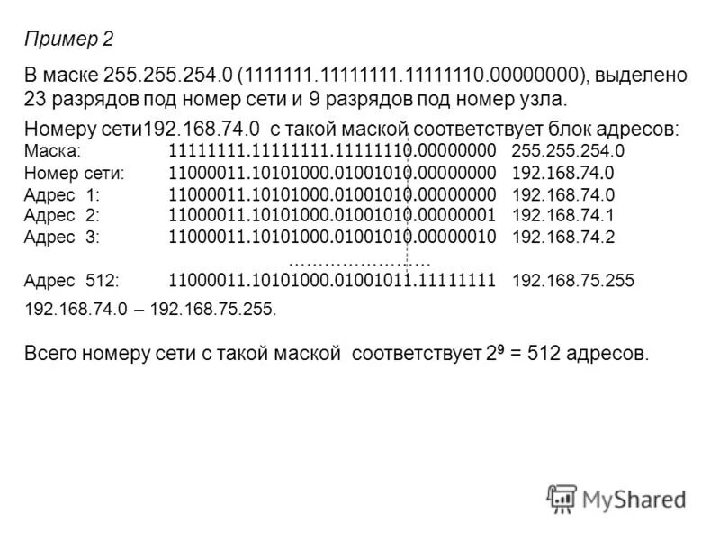 Для чего используется маска 255.255 255.255