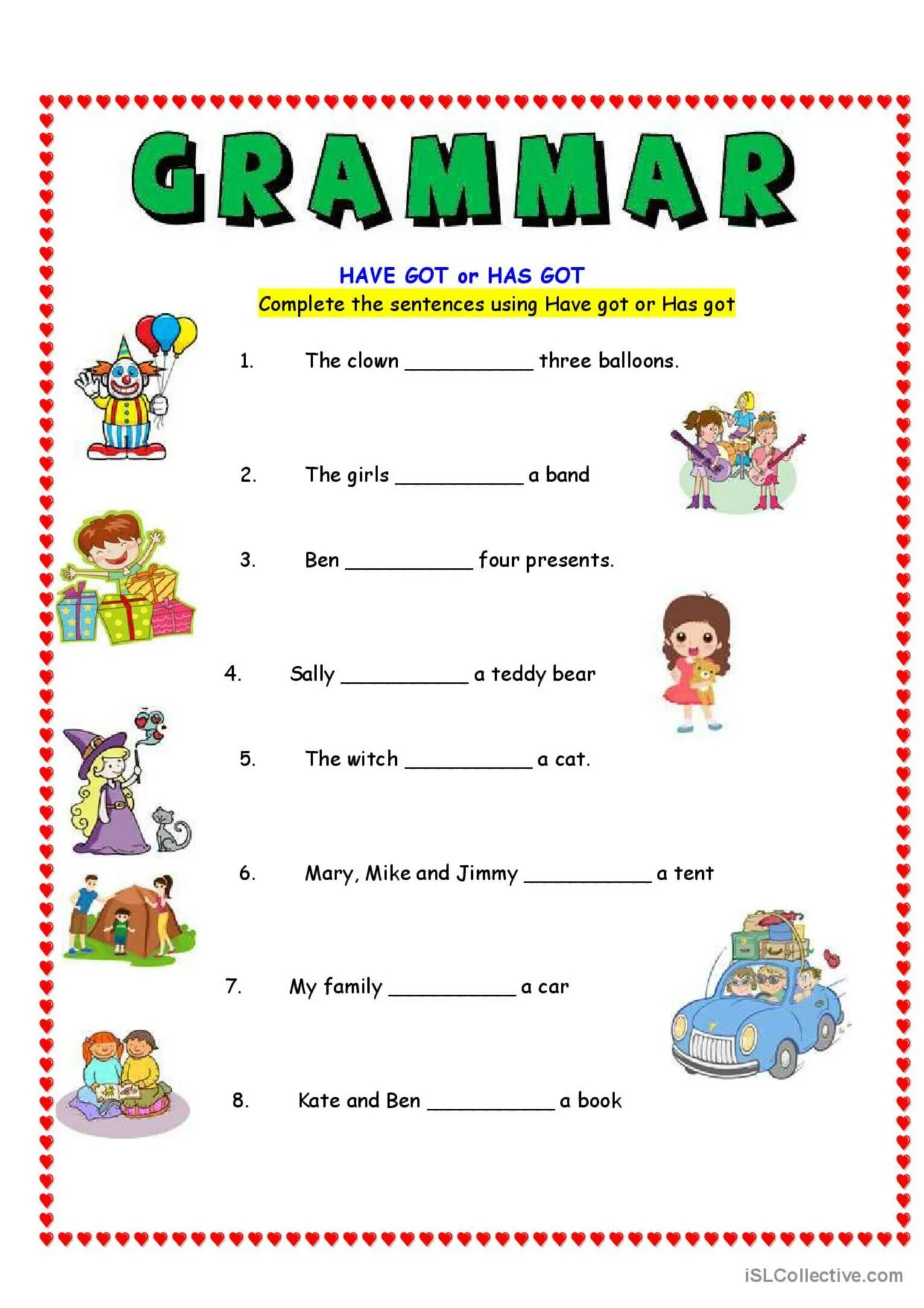 Have got has got Worksheets 3 класс. Have got has got вопросы Worksheets. Have got has got Worksheets 2 класс. Have got has got упражнения 1 класс. Complete the toys