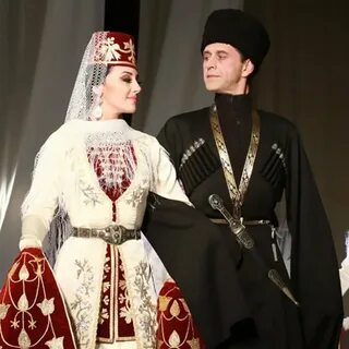 Осетины национальный костюм картинки